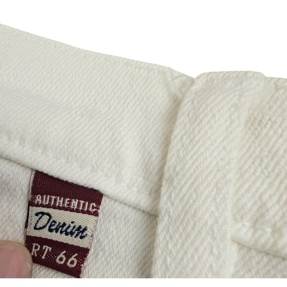 Route 66 Capri Jeans White Juniors Womans Stretch Size 11/12  JH1787 - Picture 5 of 8